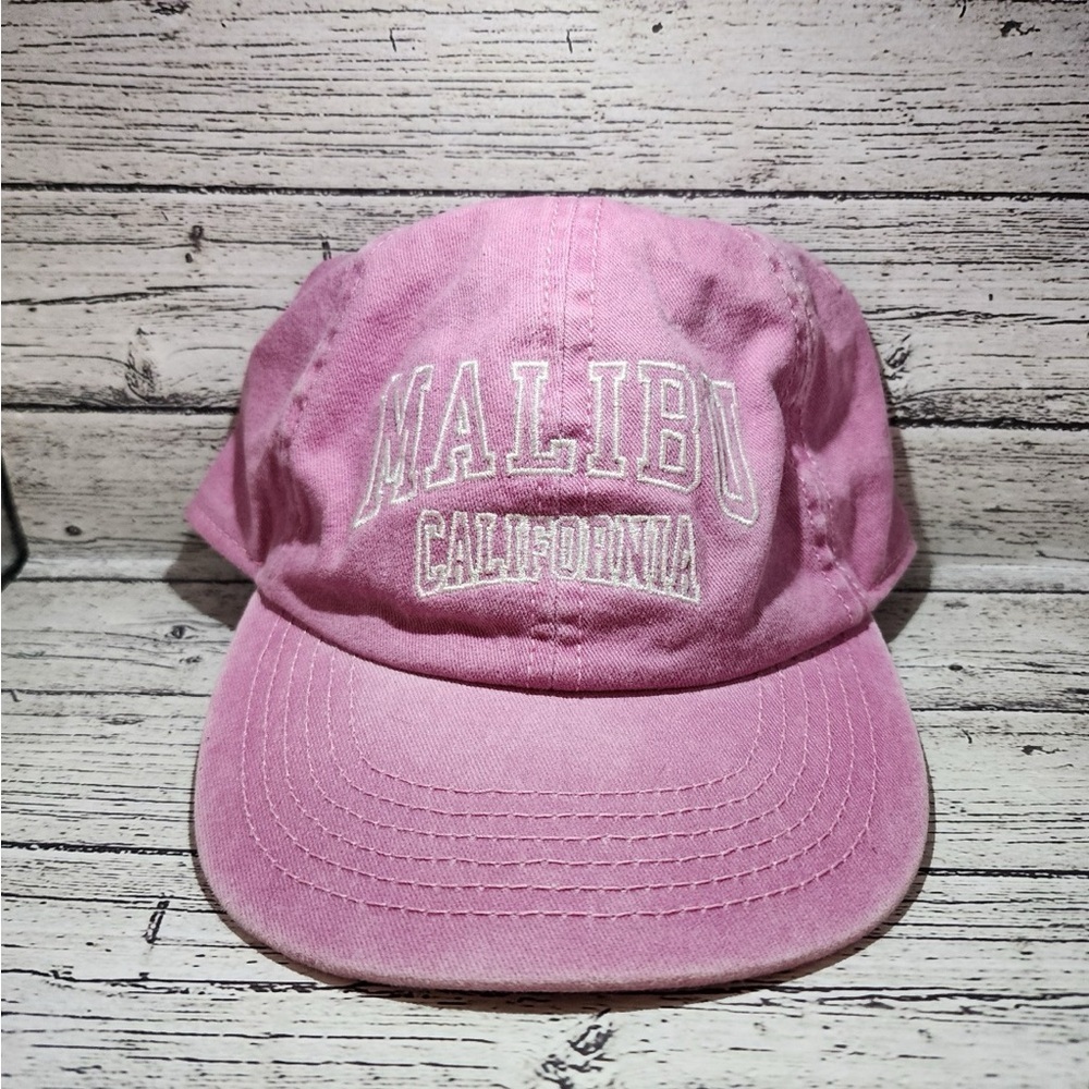 Malibu California pink Snapback Hat womens